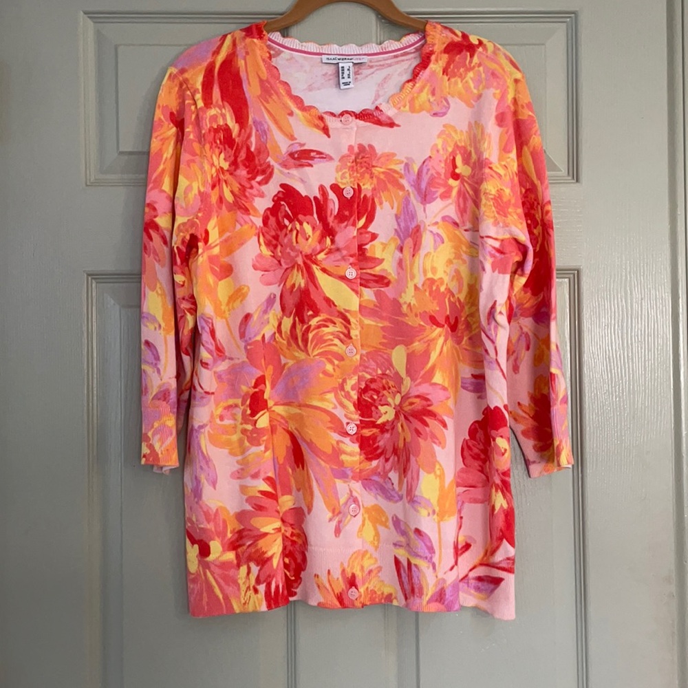 Isaac Mizrahi Button Up Sweater